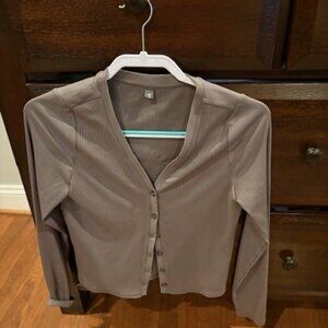 Vuori Long Sleeve Pose Cardigan